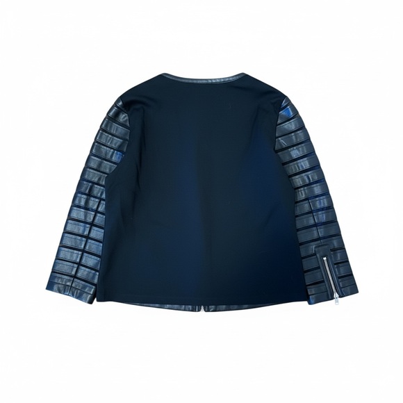 ✨ PETER NYGÅRD Black Faux Leather Zip-Front Jacket | Size M ✨ - Picture 10 of 10